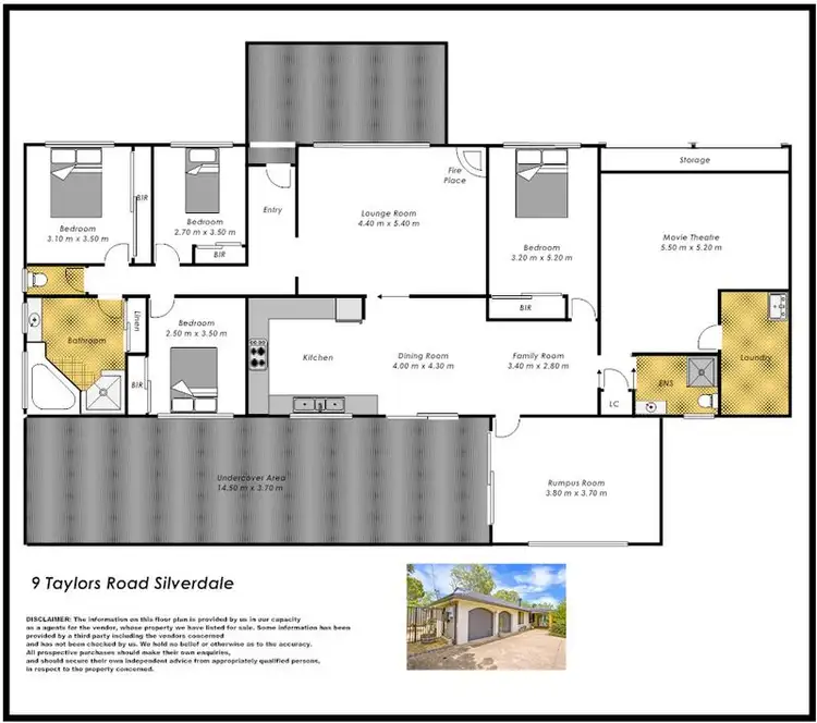 Floorplan of Homely house listing, 9 Taylors Road, Silverdale NSW 2752