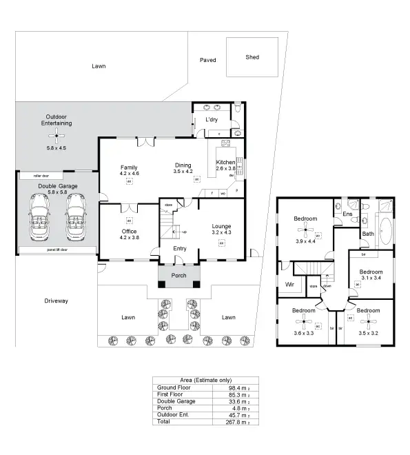 Floorplan of Homely house listing, 36 Tyne Street, Gilberton SA 5081