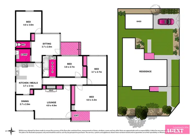 Floorplan of Homely house listing, 59 McCurdy Road, Herne Hill VIC 3218
