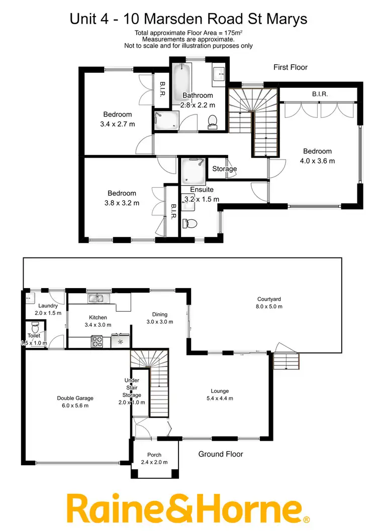 Floorplan of Homely townhouse listing, 4/10 MARSDEN ROAD, St Marys NSW 2760