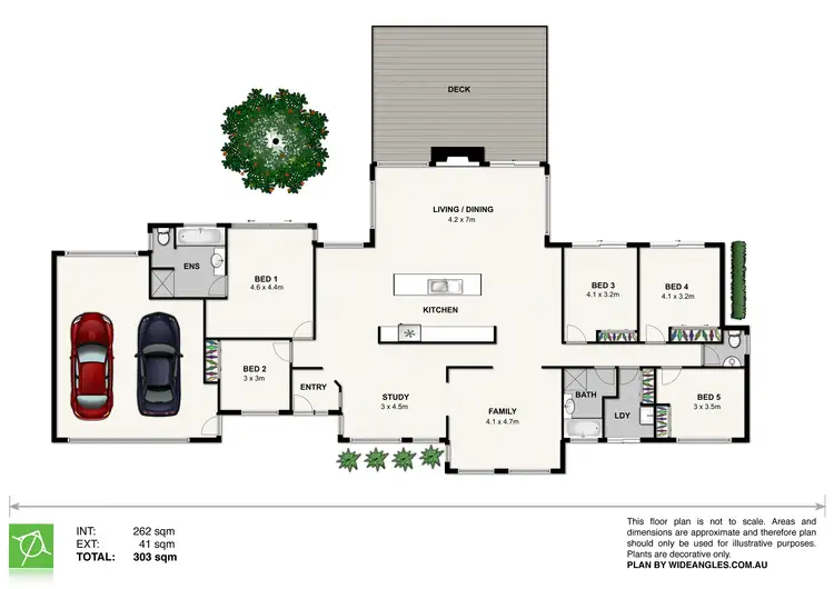 Floorplan of Homely house listing, 1 Victor Russell Dr, Samford Valley QLD 4520