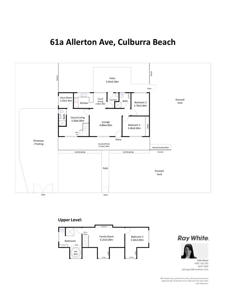 Floorplan of Homely house listing, 61a Allerton Avenue, Culburra Beach NSW 2540