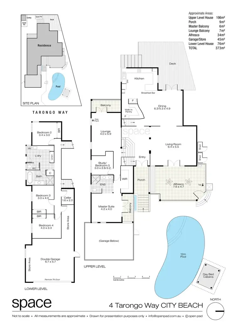 Floorplan of Homely house listing, 4 Tarongo Way, City Beach WA 6015