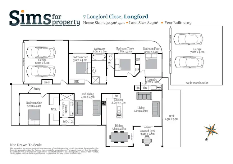 Floorplan of Homely house listing, 7 Longford Close, Longford TAS 7301
