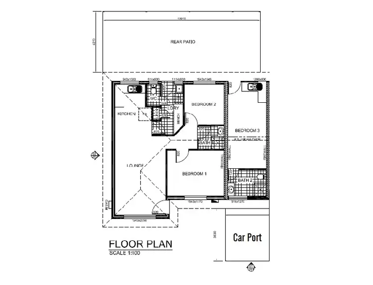 Floorplan of Homely house listing, 18A Marchamley Place, Carlisle WA 6101