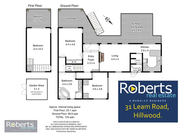 Floorplan of Homely house listing, 31 Leam Road, Hillwood TAS 7252