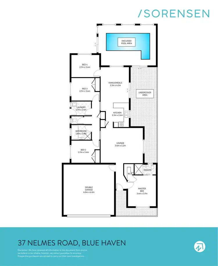 Floorplan of Homely house listing, 37 Nelmes Road, Blue Haven NSW 2262