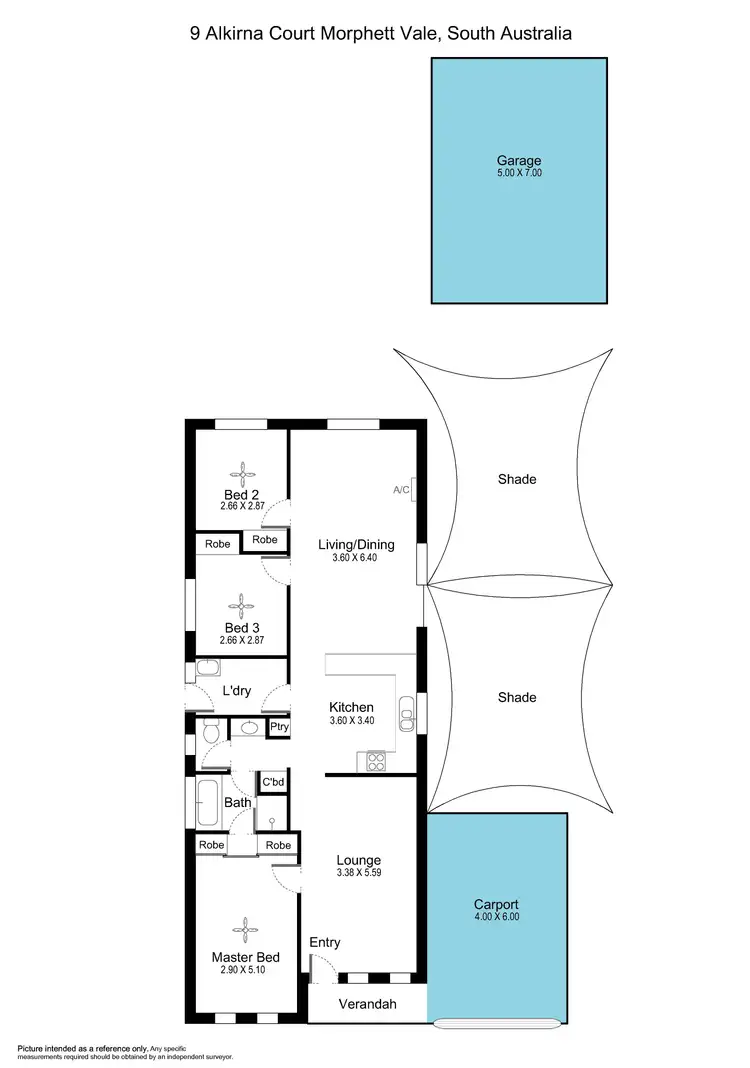 Floorplan of Homely house listing, 9 Alkirna Court, Morphett Vale SA 5162