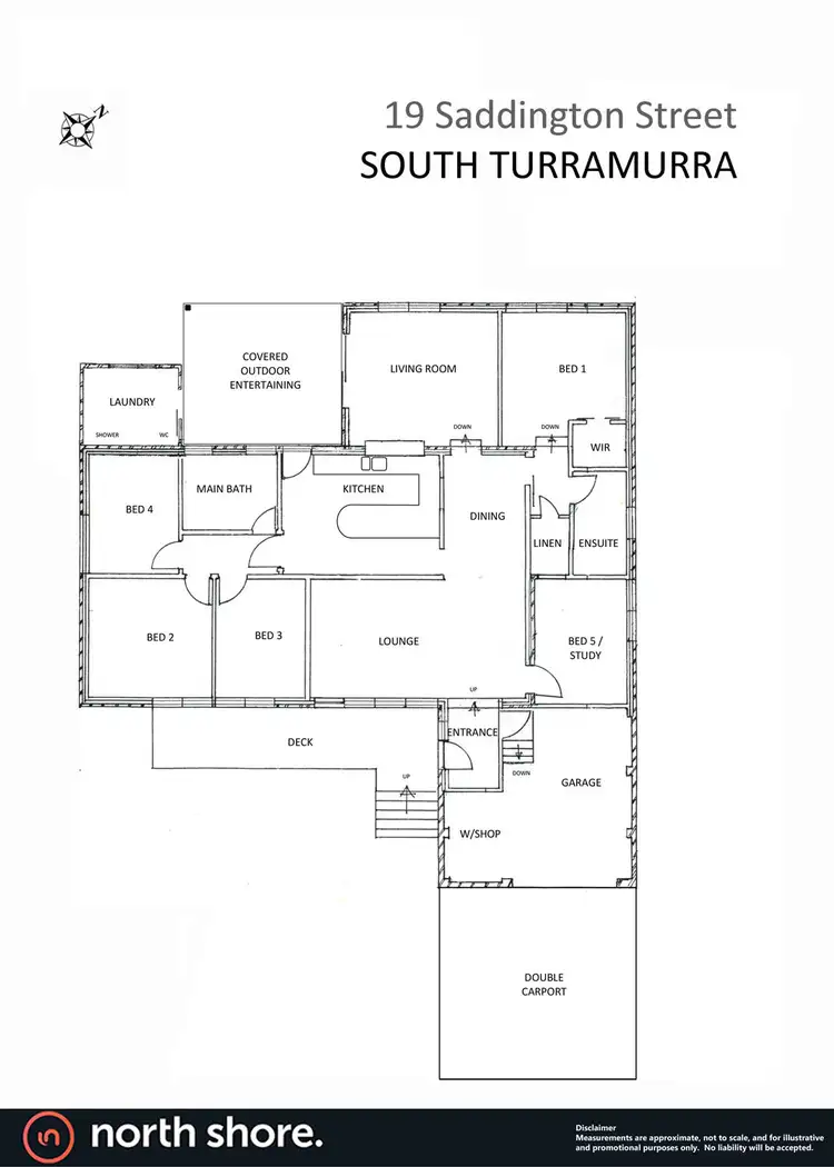 Floorplan of Homely house listing, 19 Saddington Street, Turramurra NSW 2074