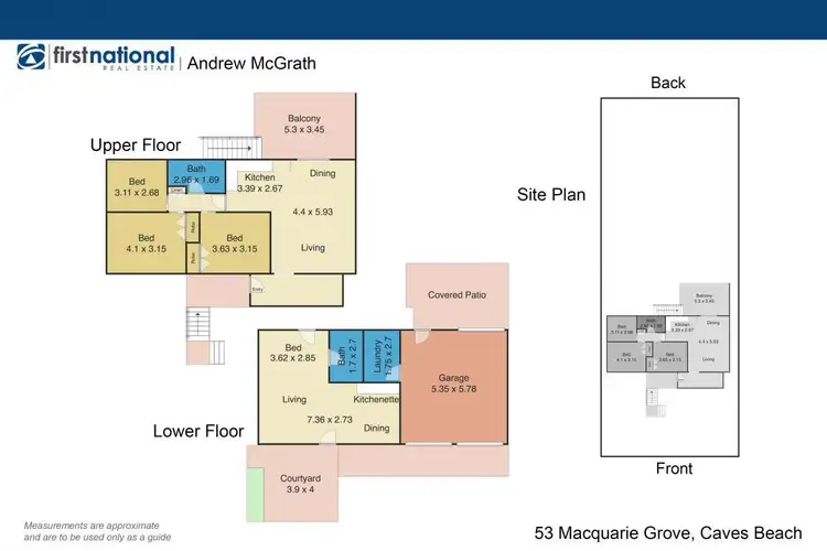 Floorplan of Homely house listing, 53 Macquarie Grove, Caves Beach NSW 2281