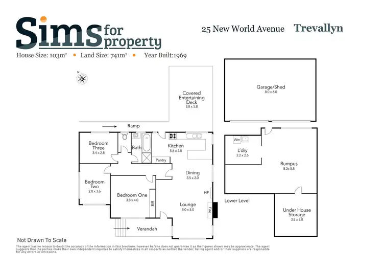 Floorplan of Homely house listing, 25 New World Avenue, Trevallyn TAS 7250