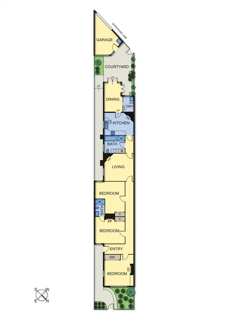 Floorplan of Homely house listing, 70 Moubray Street, Albert Park VIC 3206