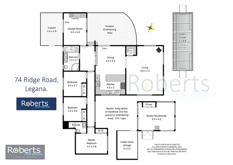 Floorplan of Homely house listing, 74 Ridge Road, Legana TAS 7277
