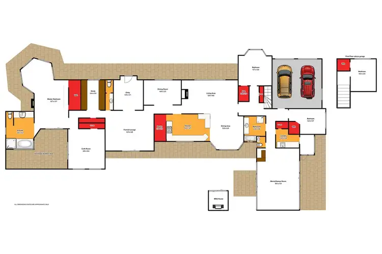 Floorplan of Homely house listing, 31 Louise Drive, Bairnsdale VIC 3875