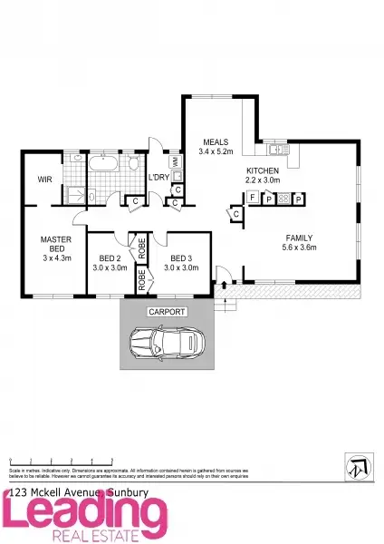 Floorplan of Homely house listing, 123 McKell Avenue, Sunbury VIC 3429