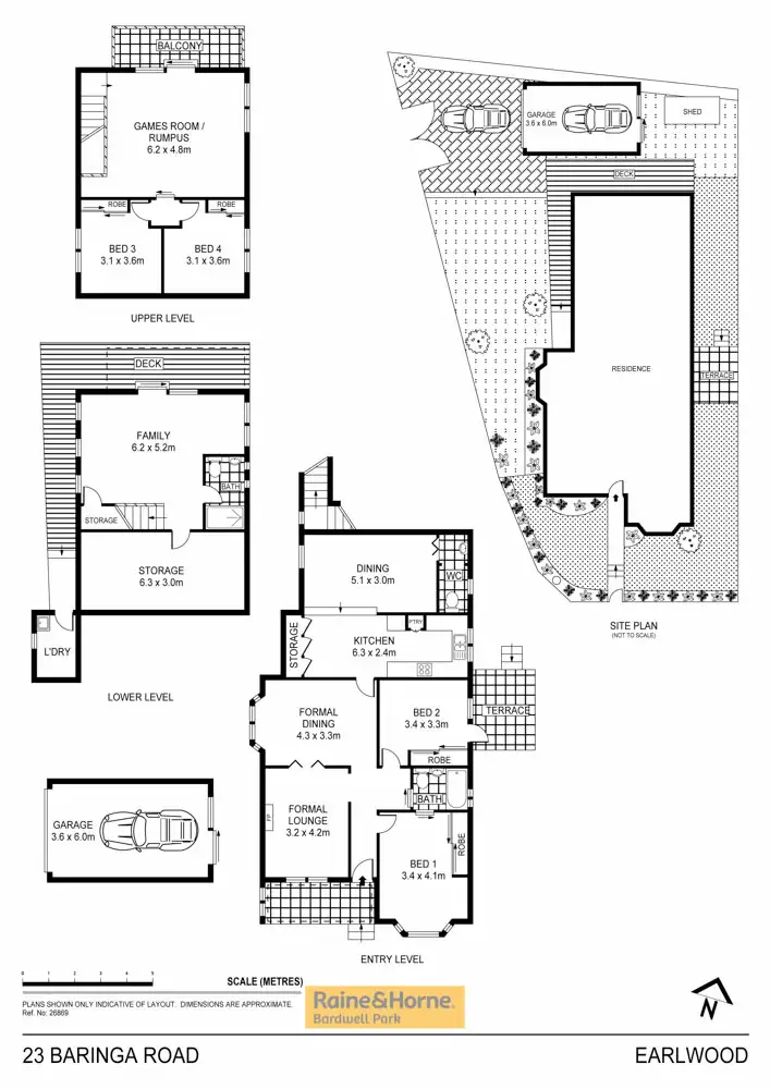 Floorplan of Homely house listing, 23 Baringa Road, Earlwood NSW 2206
