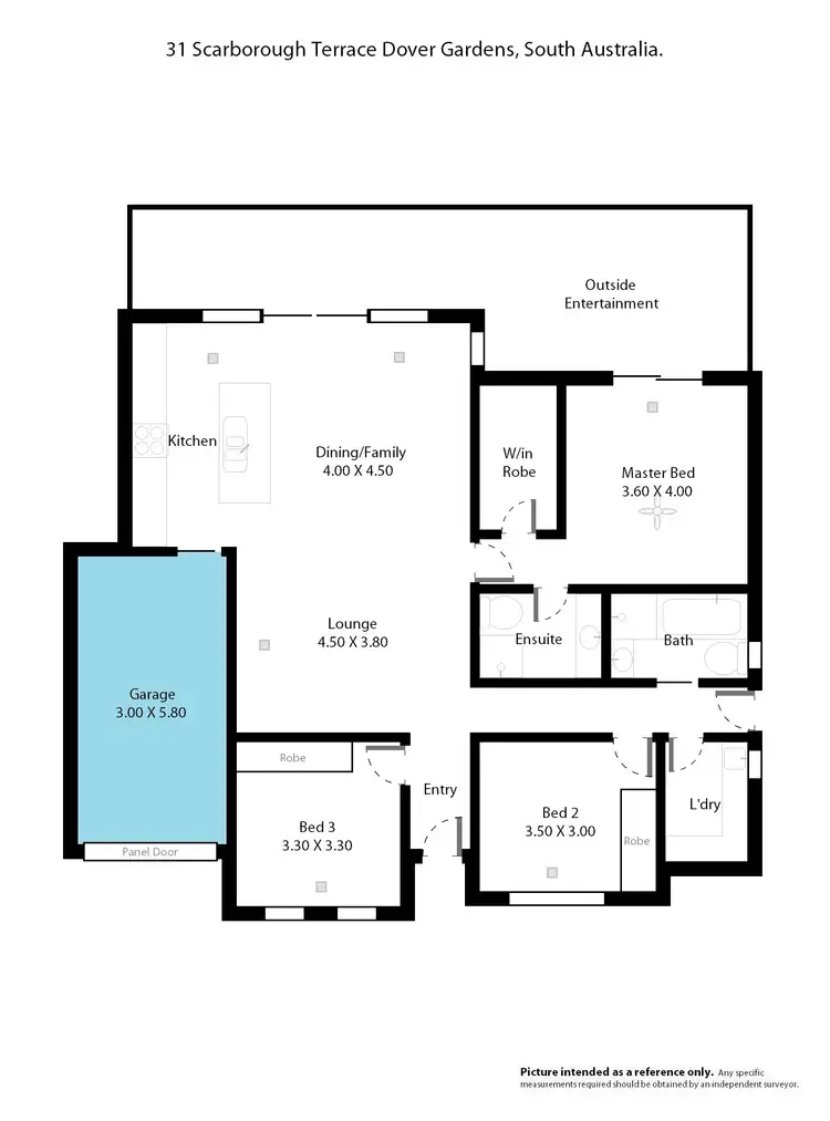Floorplan of Homely house listing, 31 Scarborough Terrace, Dover Gardens SA 5048