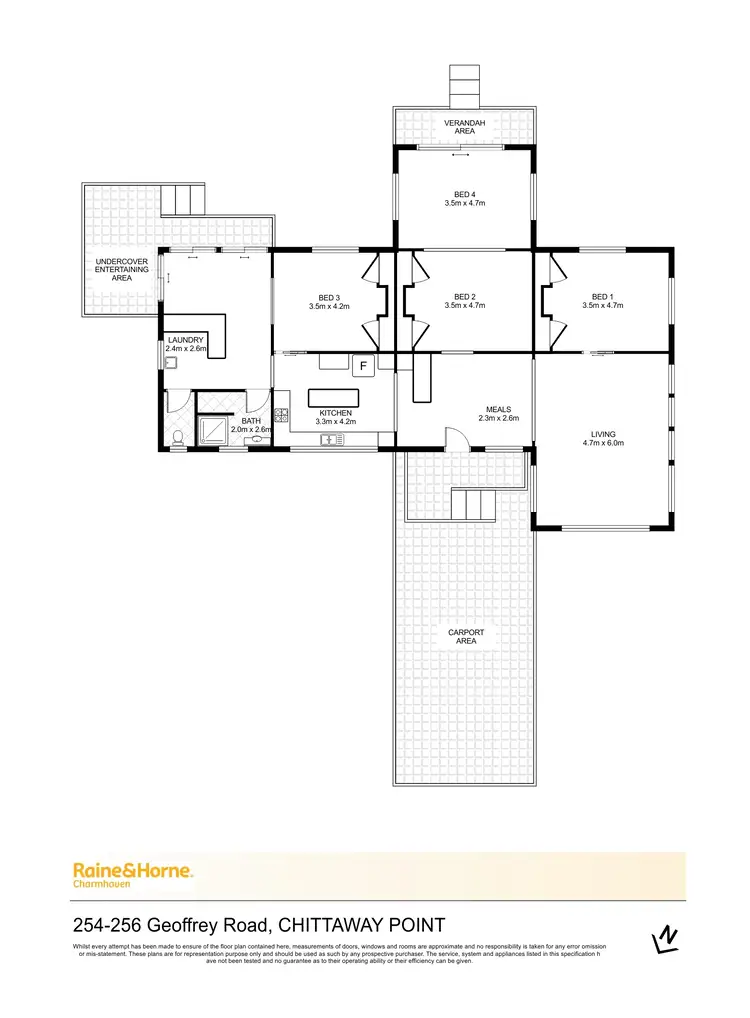 Floorplan of Homely house listing, 254 - 256 Geoffrey Road, Chittaway Point NSW 2261