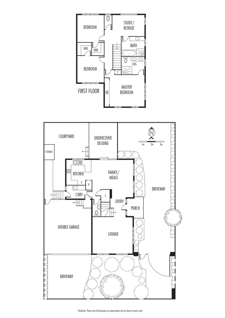 Floorplan of Homely townhouse listing, 1 Derwent Street, Box Hill North VIC 3129