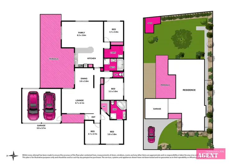 Floorplan of Homely house listing, 25 Meadowvale Drive, Grovedale VIC 3216