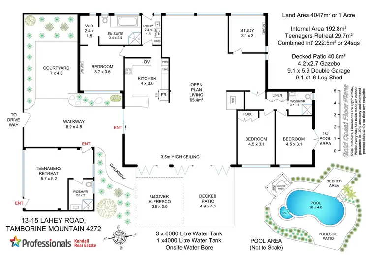 Floorplan of Homely house listing, 15 Lahey Road, Tamborine Mountain QLD 4272