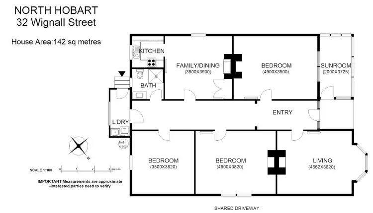 Floorplan of Homely house listing, 32 Wignall Street, North Hobart TAS 7000
