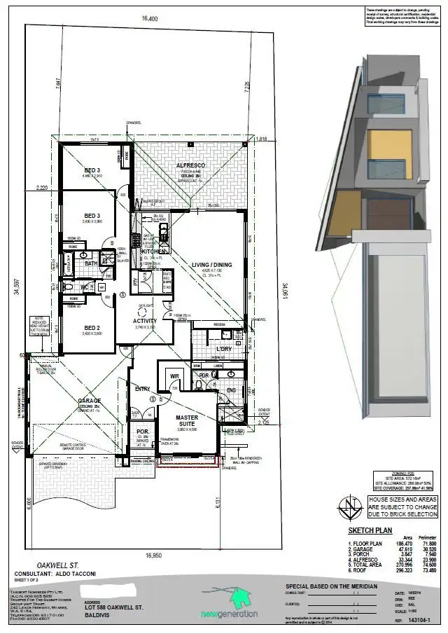 Floorplan of Homely house listing, 18 Oakwell Street, Baldivis WA 6171