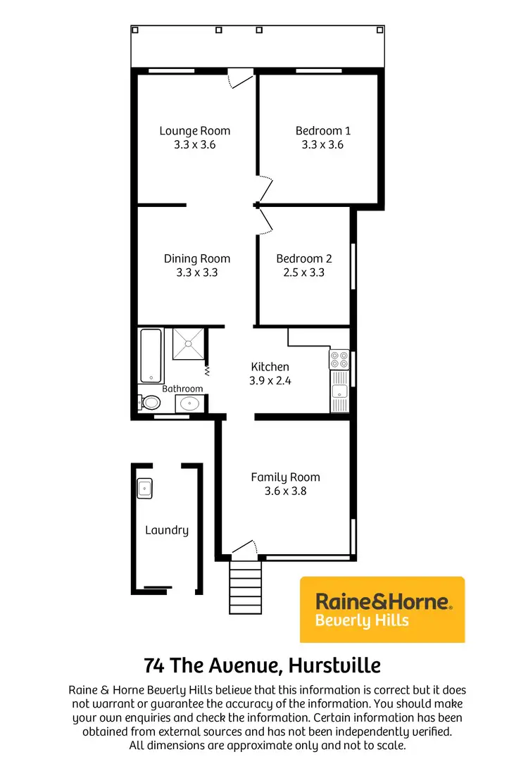 Floorplan of Homely house listing, 74 The Avenue, Hurstville NSW 2220