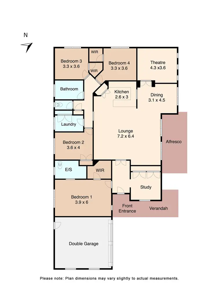 Floorplan of Homely house listing, 61 Briardale Avenue, Enfield VIC 3352