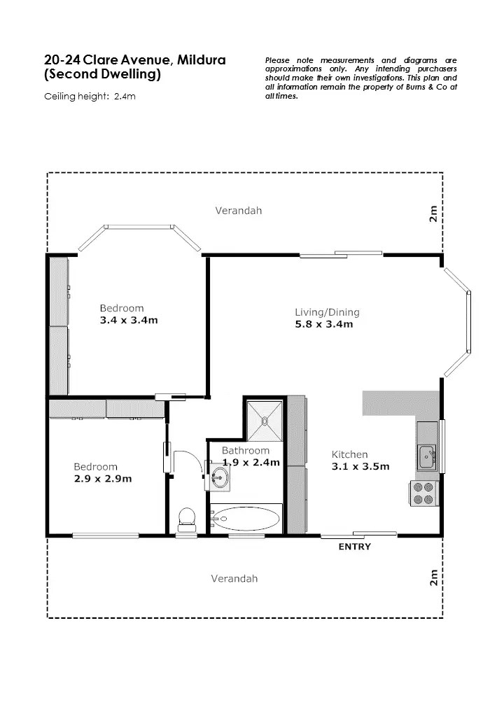 Floorplan of Homely rural property listing, 20-24 Clare Avenue, Mildura VIC 3500