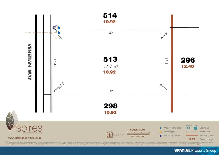 Floorplan of Homely land listing, Lot 513 Venetian Way, Baldivis WA 6171