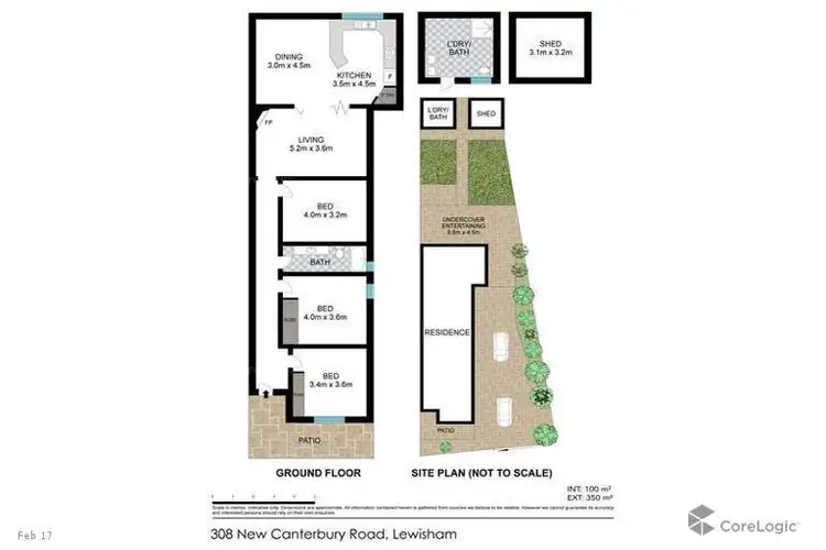Floorplan of Homely house listing, 308 New Canterbury Road, Lewisham NSW 2049