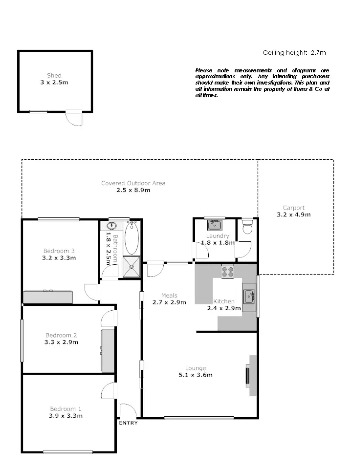 Floorplan of Homely house listing, 29 Hector Street, Mildura VIC 3500