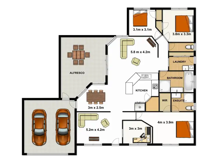 Floorplan of Homely house listing, 81 Muscari Crescent, Drewvale QLD 4116