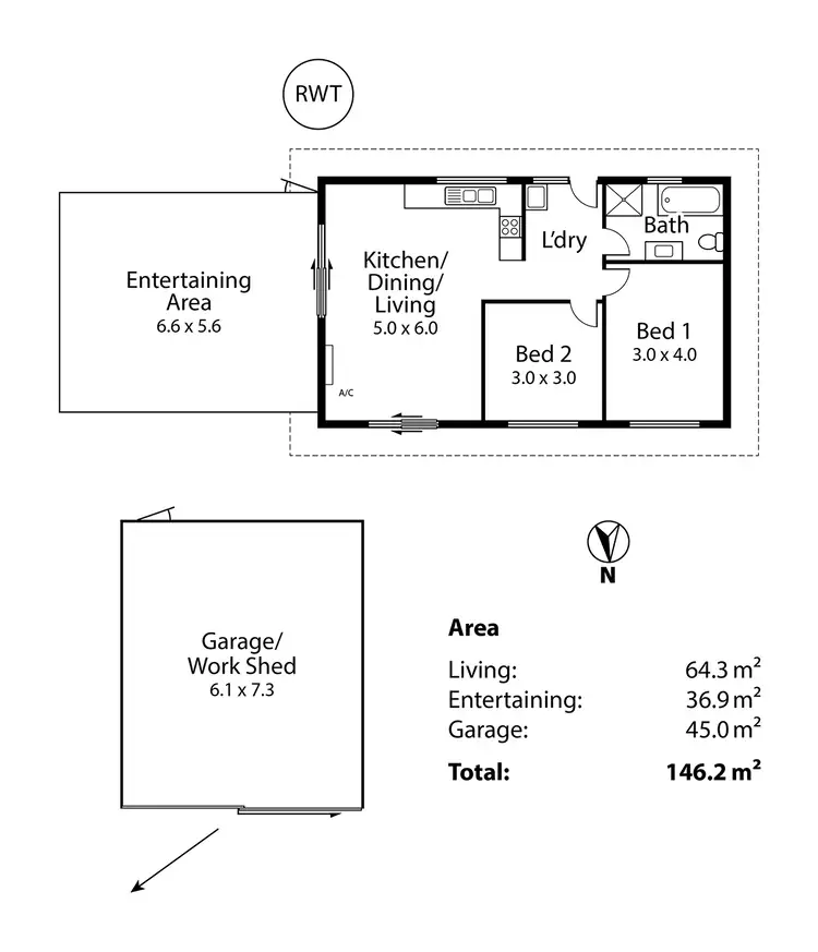 Floorplan of Homely house listing, 4 Collett Road, Strathalbyn SA 5255