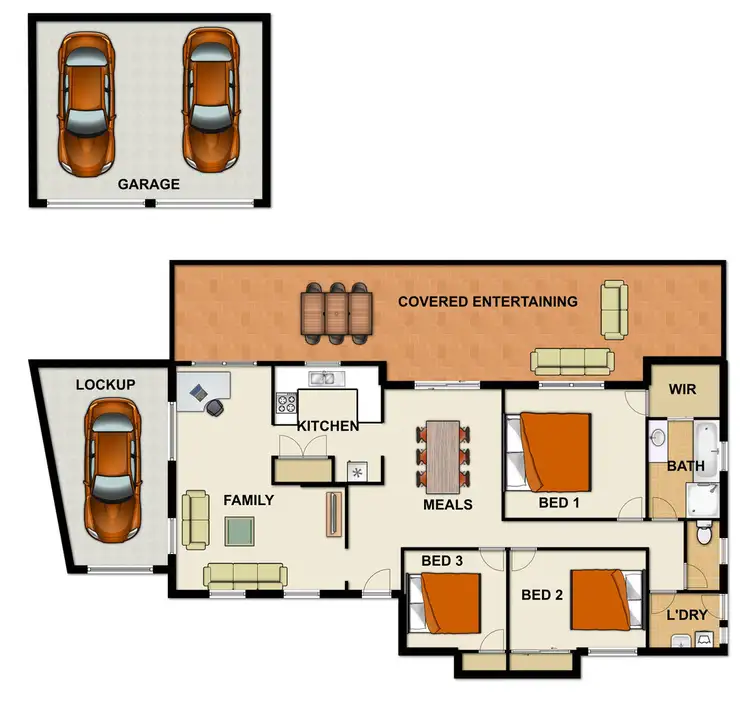 Floorplan of Homely house listing, 21 Chippeway St, Durack QLD 4077