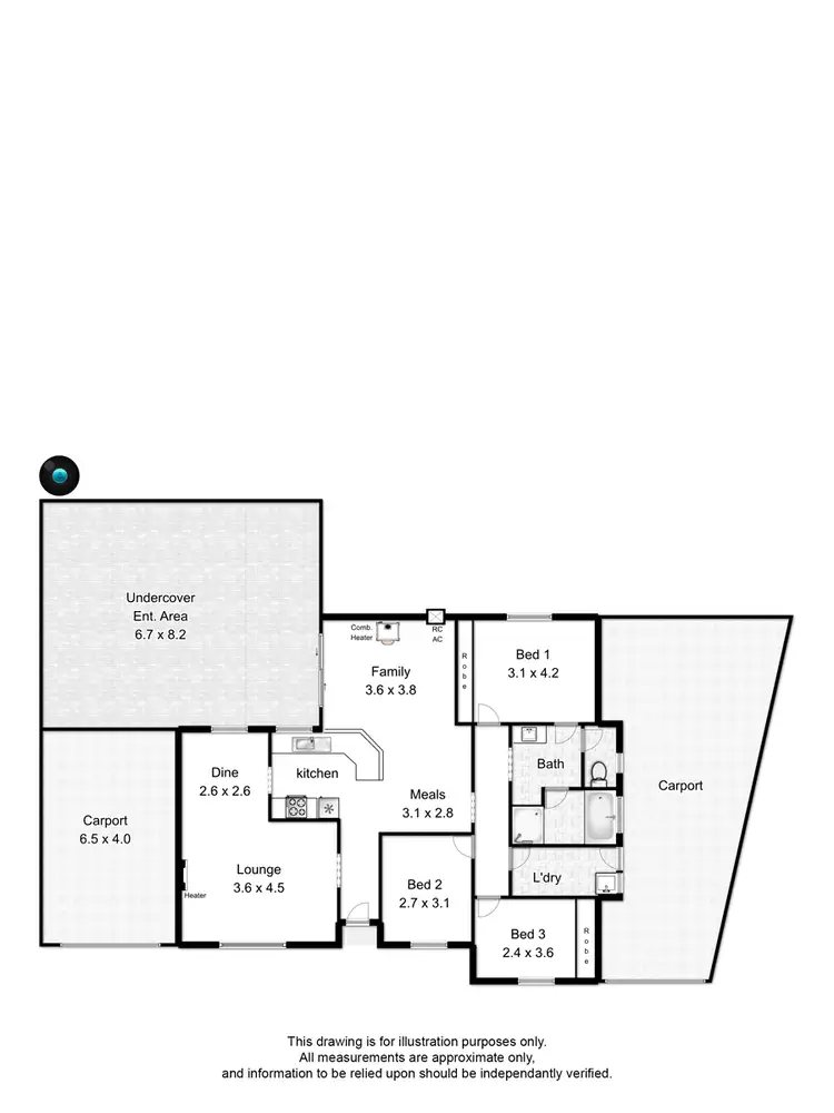 Floorplan of Homely house listing, 14 Cimaron Close, Morphett Vale SA 5162