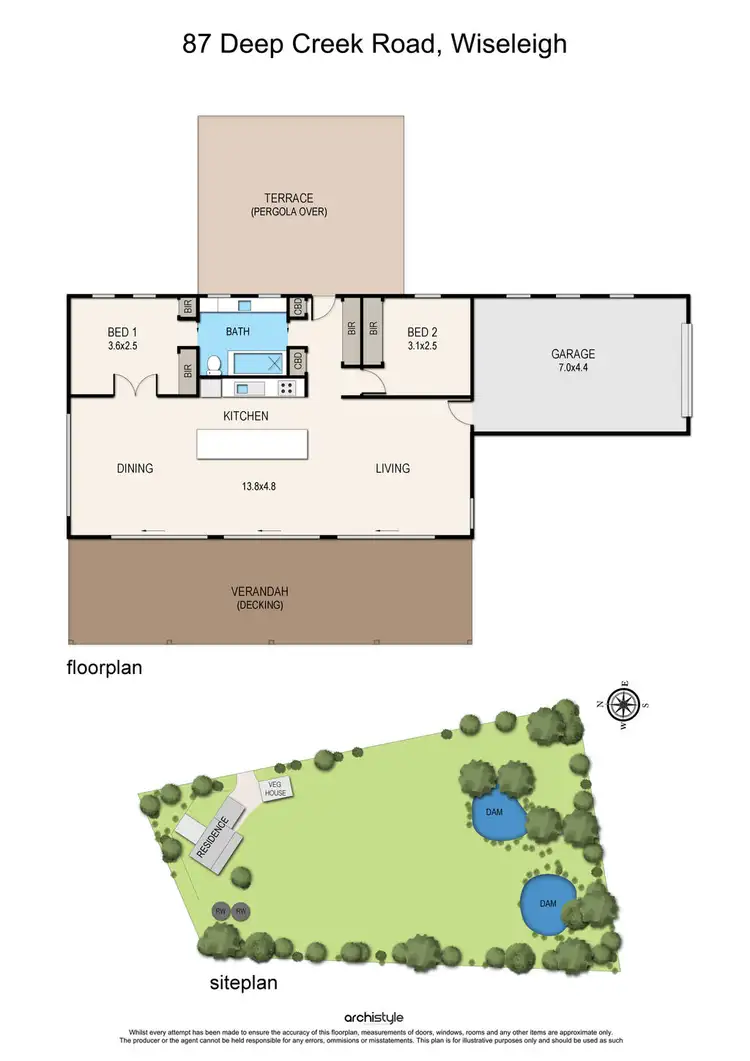 Floorplan of Homely house listing, 87 Deep Creek Road, Wiseleigh VIC 3885