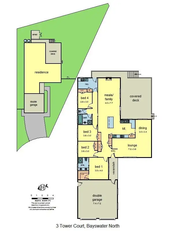 Floorplan of Homely house listing, 3 Tower Court, Bayswater North VIC 3153