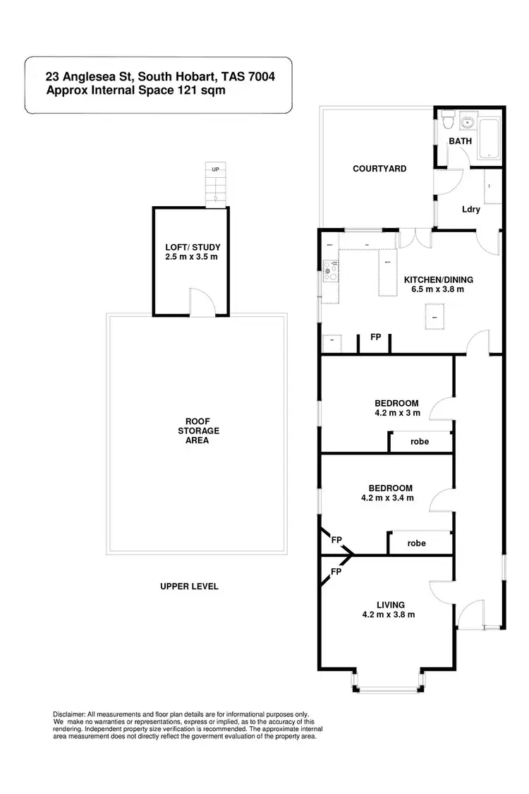 Floorplan of Homely house listing, 23 Anglesea Street, South Hobart TAS 7004