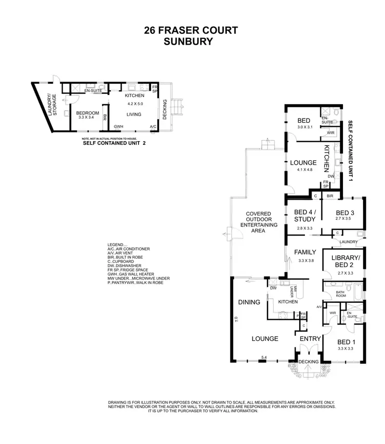 Floorplan of Homely house listing, 26 Fraser Court, Sunbury VIC 3429