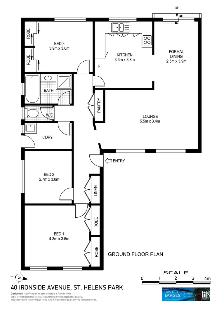 Floorplan of Homely house listing, 40 Ironside Avenue, St Helens Park NSW 2560