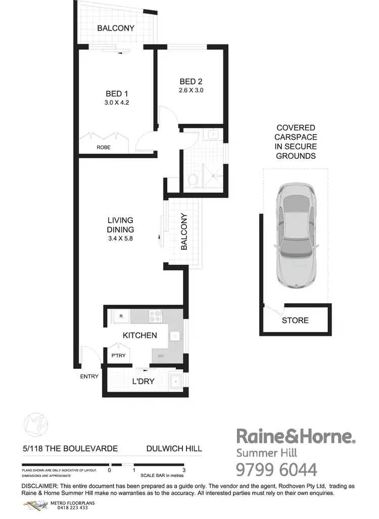 Floorplan of Homely apartment listing, 5/118 The Boulevarde, Dulwich Hill NSW 2203