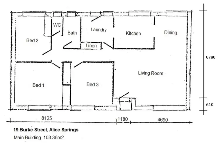Floorplan of Homely house listing, 19 Burke Street, East Side NT 870