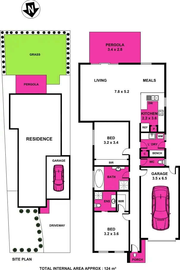 Floorplan of Homely house listing, 2/8 Grafton Street, St Albans Park VIC 3219