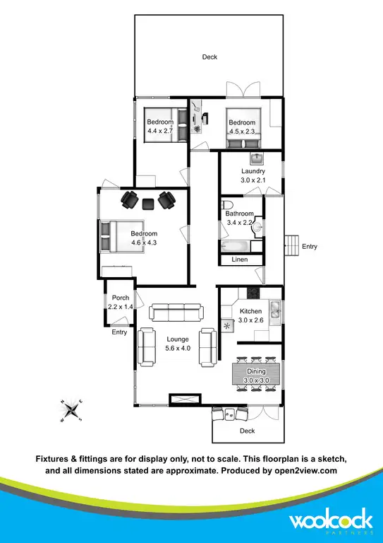 Floorplan of Homely house listing, 54 Alanvale Road, Newnham TAS 7248