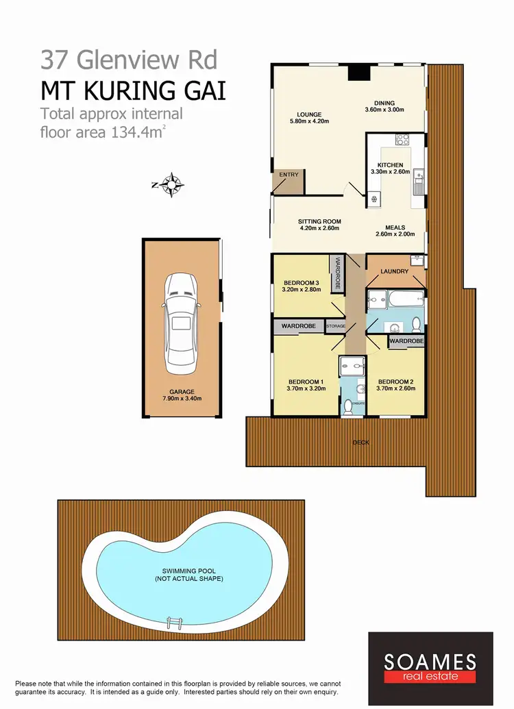 Floorplan of Homely house listing, 37 Glenview Road, Mount Kuring-gai NSW 2080