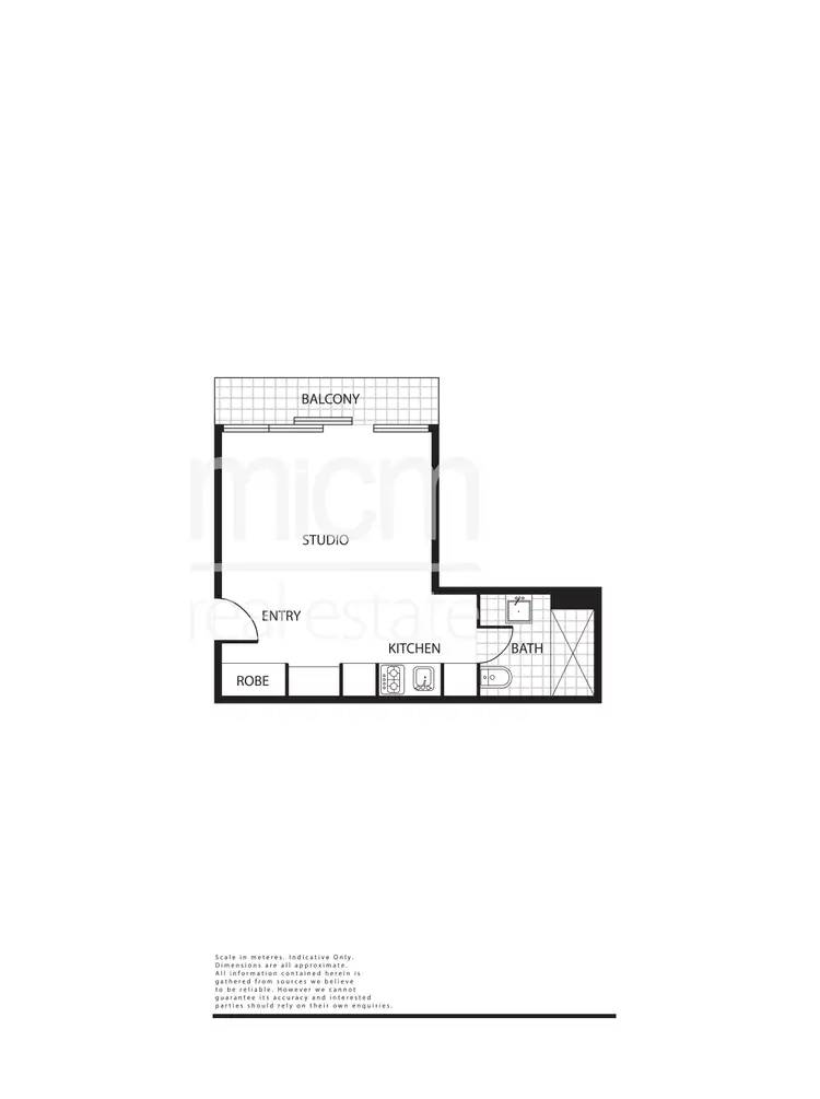 Floorplan of Homely apartment listing, 1007/181 A'Beckett Street, Melbourne VIC 3000