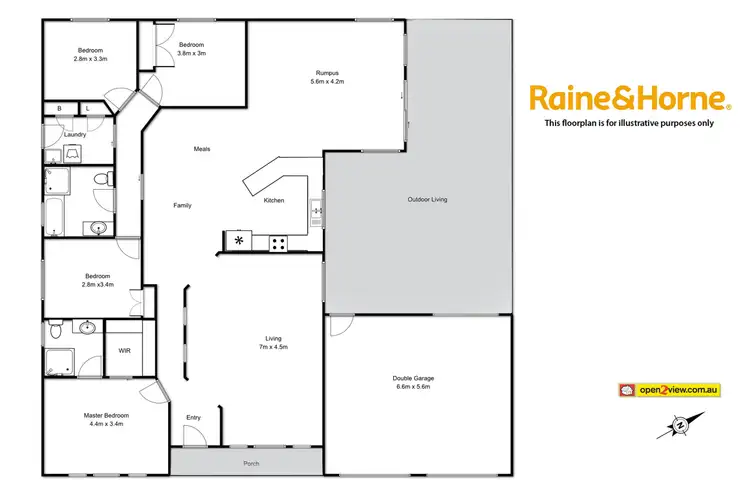 Floorplan of Homely house listing, 12 Angophora Place, Catalina NSW 2536