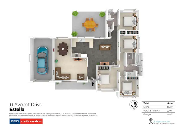 Floorplan of Homely house listing, 11 Avocet Drive, Estella NSW 2650